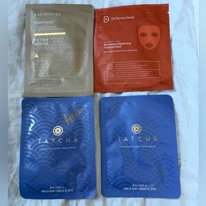 Tatcha, DR Gross and Patchology Sheet Masks (4 sheets) NEW